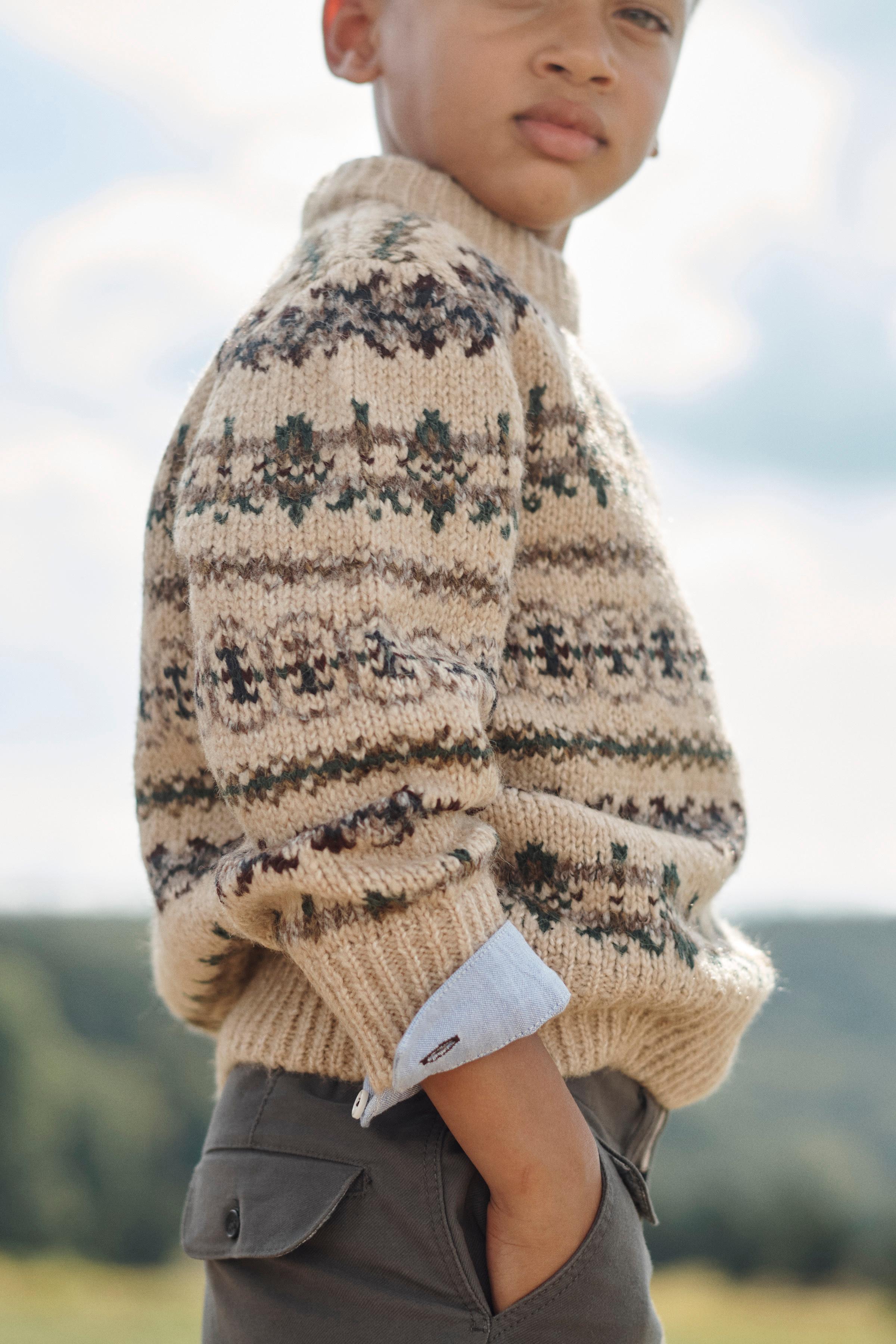 GRECA PRINT KNIT JUMPER LIMITED EDITION